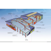 Light Steel Structure Building Frame (KXD-SSB1236)